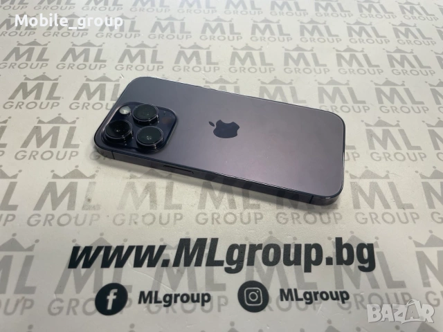 #MLgroup предлага iPhone 14 Pro 256GB Purple 83%, втора употреба.