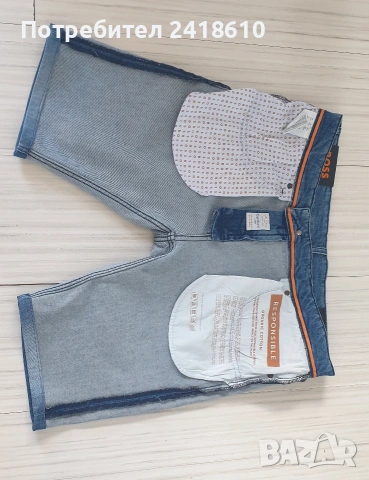 Hugo Boss Candiani Denim  Slim Fit Jeans Short  Mens Size 36 НОВО! ОРИГИНАЛ! Мъжки Къси Дънкови Пант, снимка 3 - Къси панталони - 54441519