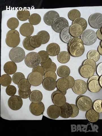 лот от 100 броя БГ монети от периода на ранна демокрация, снимка 2 - Нумизматика и бонистика - 54824693