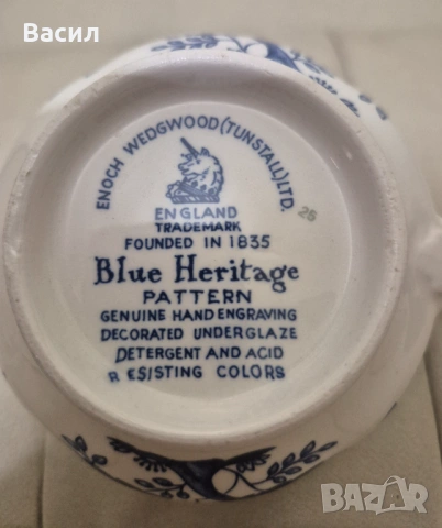 Английска порцеланова каничка за мляко, снимка 5 - Други ценни предмети - 54150744