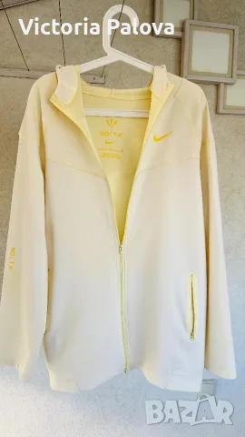 Мьжки суитшьрт Nike x NOCTA Tech Fleece Citron Yellow -  (Размер L/XL), снимка 12 - Суичъри - 55584235