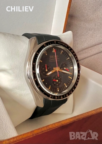 SEIKO Speedmaster Black mod, снимка 3 - Мъжки - 54608968