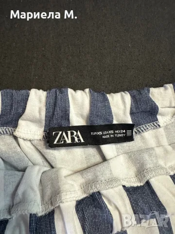 Zara рокля с паднали рамене, XS, снимка 2 - Рокли - 55449034
