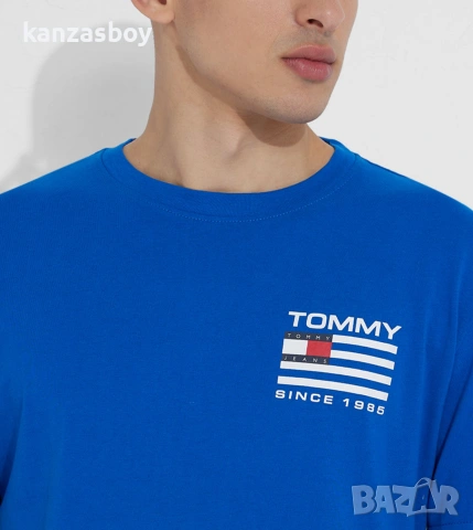 Tommy Hilfiger - страхотна мъжка тениска КАТО НОВА XL , снимка 2 - Тениски - 55212065