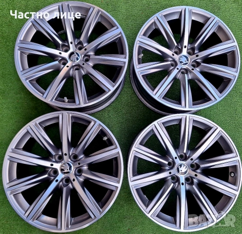 Продавам 4бр 18-ки джанти за Шкода Супърб, Кодиак,Еняк