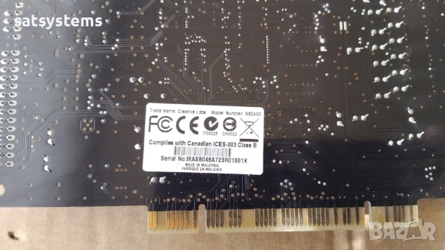 Звукова карта Creative Labs Sound Blaster SB0460 X-Fi Fatality XtremeGamer PCI, снимка 10 - Други - 54568335