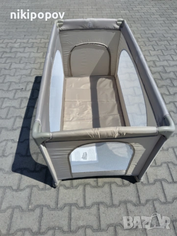 MONI Сгъваема детска кошара UNO бежов, снимка 6 - Други - 54646004