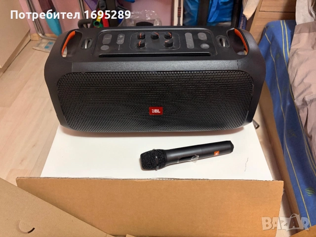 JBL Partybox On-The-Go оригинална тонколона, снимка 5 - Тонколони - 54705985