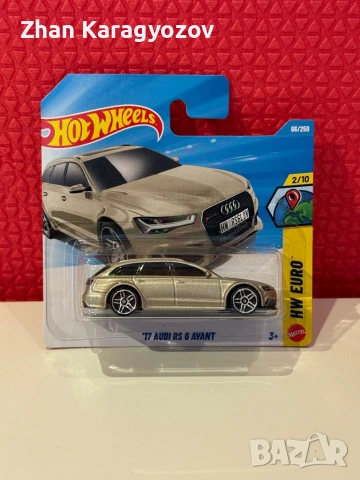 🔥 Hot Wheels '17 AUDI RS6 Avant | Ново / Sealed | Колекционерска количка
