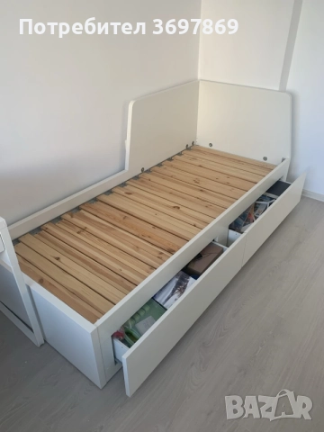 ИКЕА Легло Кушетка с 2 чекмеджета FLEKKE, снимка 3 - Спални и легла - 55470823