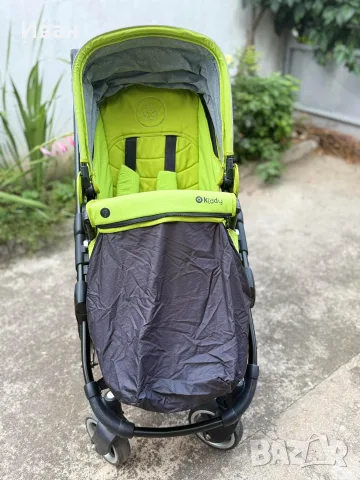 Детска количка Kiddy + кошче за новородено с ISOFIX – много запазен комплект, снимка 6 - Детски колички - 55695218