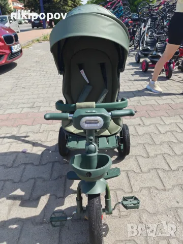 BYOX Детска триколка Fusion LUX зелен, снимка 10 - Детски велосипеди, триколки и коли - 55440249