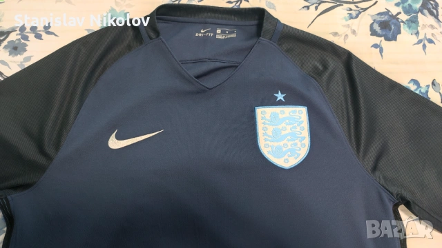 Футболна тениска Англия 2017-2018, Size M, снимка 8 - Футбол - 54495058