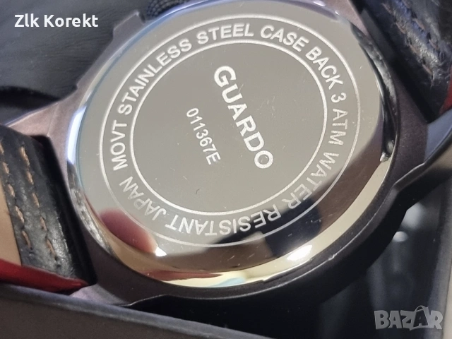 Мъжки часовник италиански Guardo, снимка 8 - Мъжки - 54313006