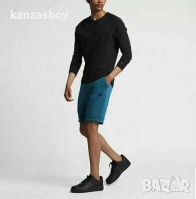 Nike Shorts Tech Fleece - Industrial Blue/Black - мъжки къси панталони р-р XS, снимка 2 - Къси панталони - 55045949