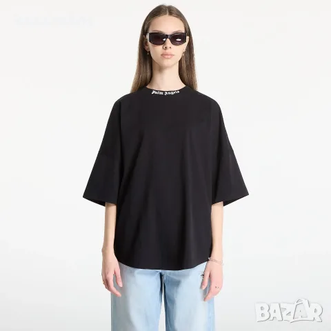 Palm Angels Classic Logo Over Tee UNISEX - страхотна тениска р-р L, снимка 2 - Тениски - 55502140