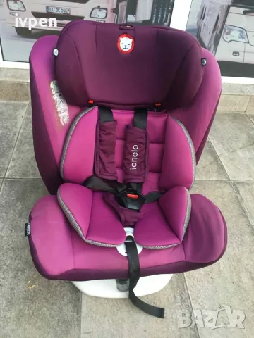 Столче за кола ISOFIX Lionelo Bastiaan, Въртящо, 0-36 кг, Лилаво, снимка 3 - Столчета за кола и колело - 55253946