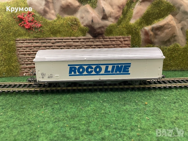 Вагон товарен хладилен 2-осен Роко HO 1:87 влак ЖП модел чистач, снимка 2 - Колекции - 54010217