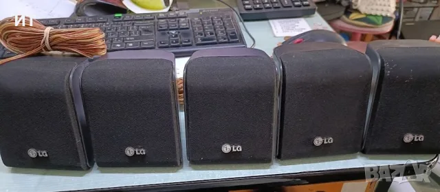 Комплект 5 бр. сателитни тонколони LG SH22SF-S – Перфектно състояние!