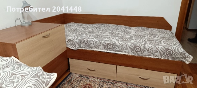 Легло с чекмеджета и матрак, снимка 6 - Спални и легла - 54746447