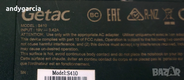  GETAC S410 G3 RUGGED/14 FHD Touch Screen/Core i5-8265u/8GB RAM/256GB SSD/2xBATTERIES 8/4G Modem , снимка 8 - Лаптопи за работа - 54566875