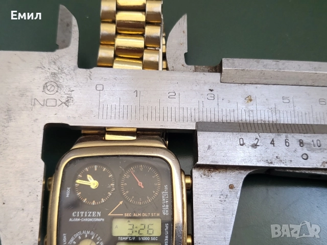 Колекционерски часовник CITIZEN ANA-DIGI TEMP, снимка 7 - Колекции - 55240666