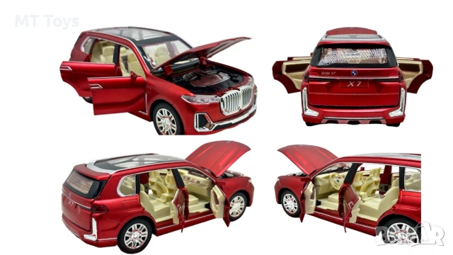 Метална кола BMW X7 SUV – 1:24