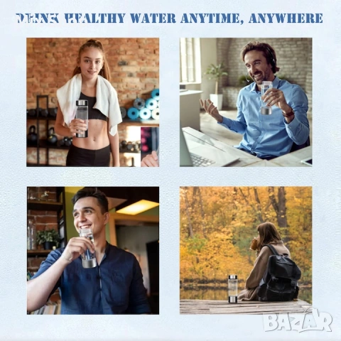 Нова Филтърна чаша, Водород, 420 мл, Сребърна/Прозрачна, снимка 3 - Друга електроника - 54087580