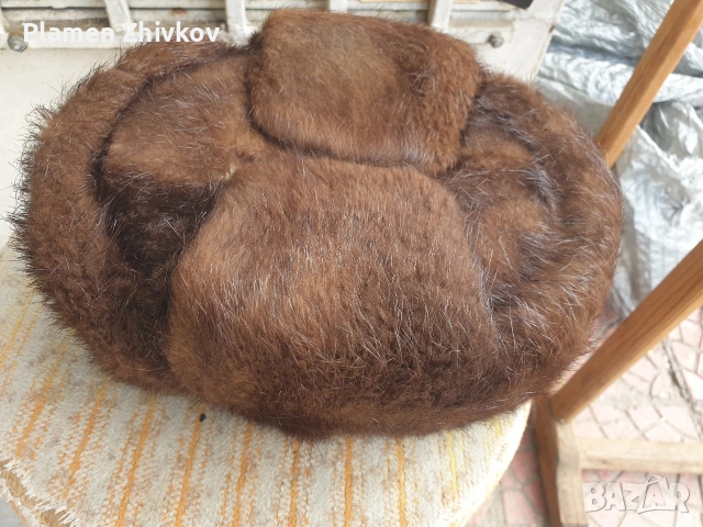 мъжка шапка от естествена кожа , снимка 7 - Шапки - 54410594
