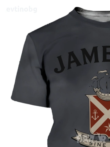 Мъжка тениска с къс ръкав,щампа на ирландско уиски,ежедневна дишаща материя, снимка 4 - Тениски - 54125627