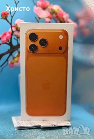 НОВ!!! Apple iPhone 17 Pro Max, 512GB, 5G, Cosmic Orange + подарък оригинален адаптер , снимка 3 - Apple iPhone - 54956665