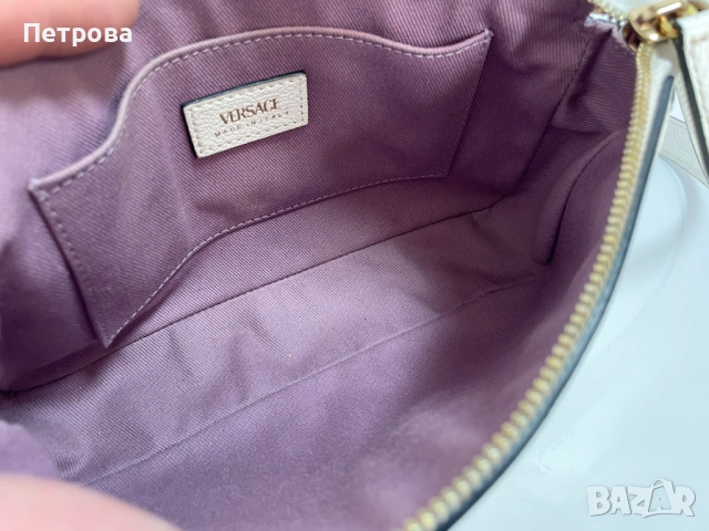 Кожена чанта VERSACE Оригинал, снимка 9 - Чанти - 54436174