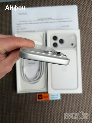 НОВ! 512Gb *ЛИЗИНГ* iPhone 17 Pro Max Silver / 36М ГАРАНЦИЯ, снимка 9 - Apple iPhone - 54571529