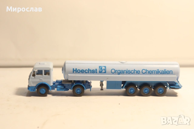 WIKING H0 1/87 MERCEDES ЦИСТЕРНА КАМИОН МОДЕЛ КОЛИЧКА