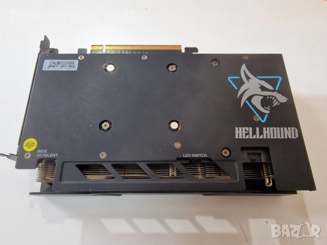 PowerColor Radeon RX 6600 XT Hellhound 8GB, снимка 3 - Видеокарти - 54666818