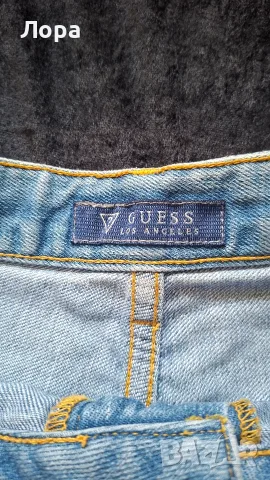 Дамски дънкови панталони GUESS , снимка 2 - Къси панталони и бермуди - 55602856