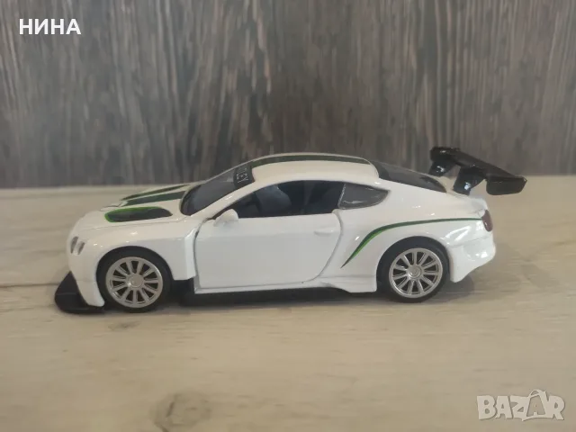 Метална количка Bentley Continental GT3 !!!, снимка 3 - Колекции - 55499996