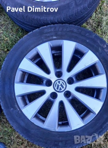 Джанти с гуми(летни) VAG (5x112 ,57.1mm), снимка 10 - Гуми и джанти - 54562621