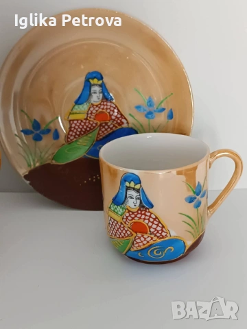 Японски сервиз за кафе , снимка 7 - Антикварни и старинни предмети - 54167183