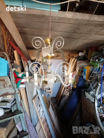 Полилей,полулей,стъклен полилей, снимка 3 - Полилеи - 54006331
