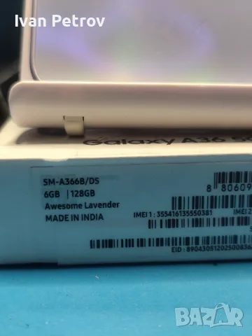 Продавам Нов Samsung Galaxy A36, снимка 4 - Samsung - 55449011