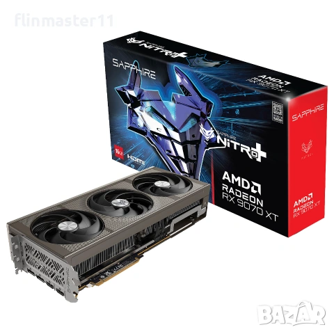 Видео карта Rx 9070 xt Nitro plus, снимка 3 - Видеокарти - 55207121