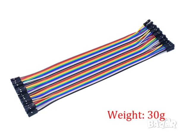 Комплект Dupont кабели 120 броя, 20 cm – M-M, M-F, F-F джъмпер проводници, снимка 5 - Друга електроника - 55147296