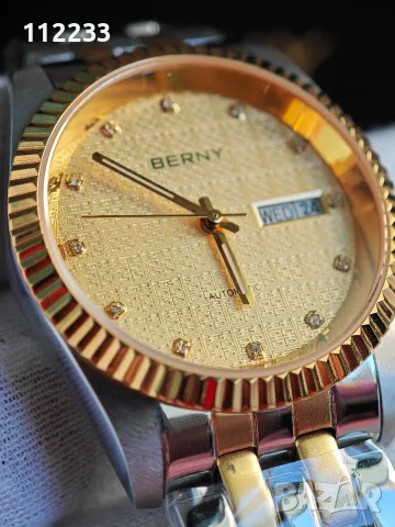 BERNY-Men Automatic Dress Watch - MIYOTA 8205 AUTOMATIC, снимка 2 - Мъжки - 55686214