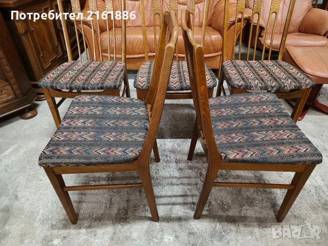 6 трапезни стола, снимка 2 - Столове - 55625496