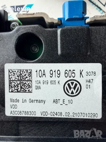 10a919605k навигация, дисплей, мултимедия от Volkswagen ID.3 Pro двигател EBJC, ск. Кутия UMG, снимка 7 - Части - 55353949