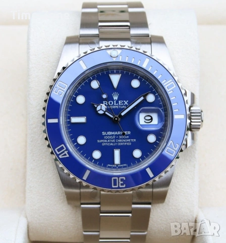 Rolex Submariner 40mm 'Bluesy' Two Tone Yellow Gold Ceramic Automatic Различни Варианти, снимка 14 - Мъжки - 54072847