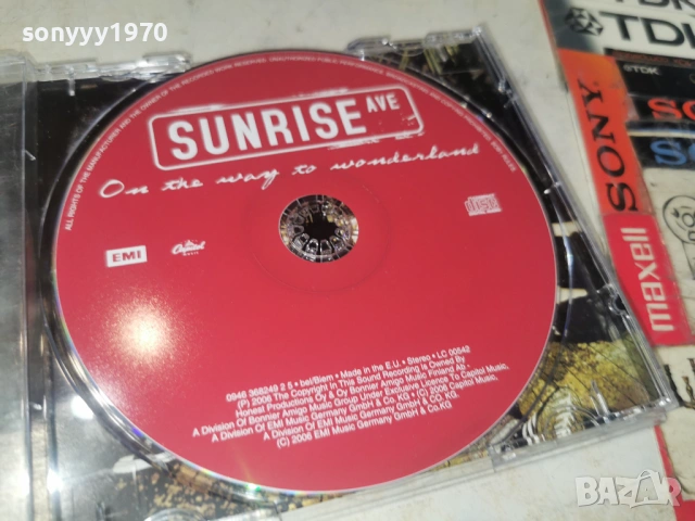 SUNRISE CD ВНОС GERMANY 1006261011H2E6R, снимка 8 - CD дискове - 54843998