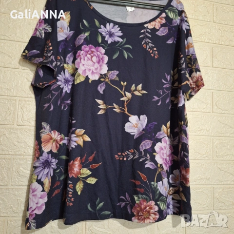 СТРАХОТНА БЛУЗА 2XL-3XL, снимка 2 - Туники - 54393276