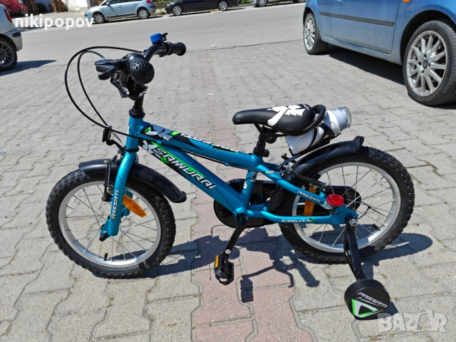 BG Детски велосипед 16" SAMURAJ син, снимка 8 - Велосипеди - 54334310